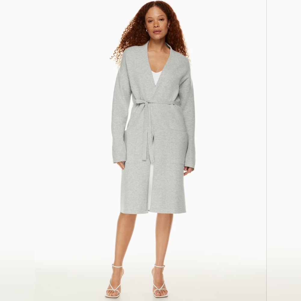 Babaton Gray Women's Cardigan Sweater
